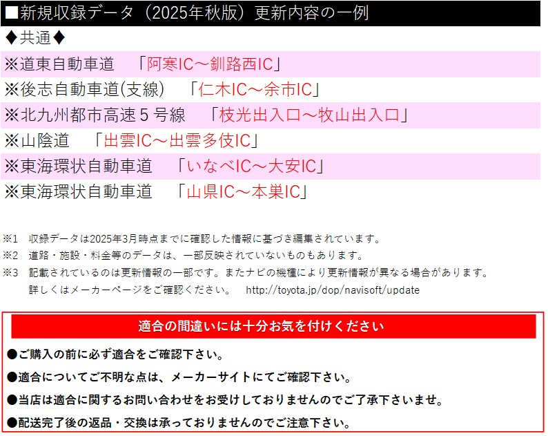 08675-0BJ80 トヨタ 地図更新ソフト トヨタ純正部品 SDカーナビ用 最新