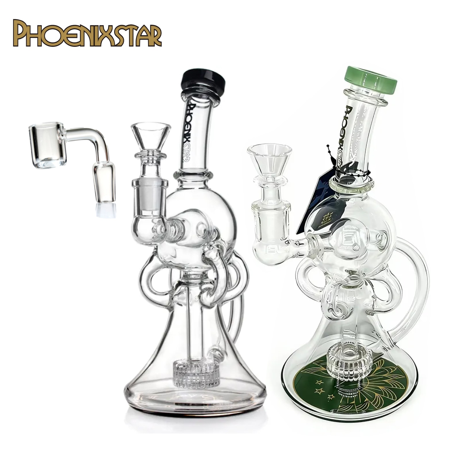 PHOENIX STAR リサイクラーボールボング クオーツバンガー ワックス