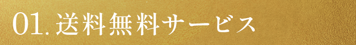 01.送料無料サービス