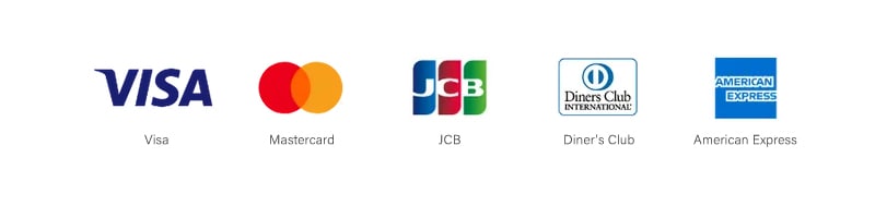 選べるクレジットカード決済