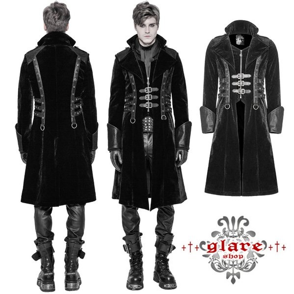 Glareshop グレアショップ 公式ストア ゴスロリ Glareshop グレアショップ M S M 5xl Jx500 ゴスロリ 中世 騎士 ゴシック コート 黒 メンズ ゴスロリ ゴシック パンク ロック ファッション スチームパンク ヴィジュアル系 V系 モード系 コスプレ ステージ