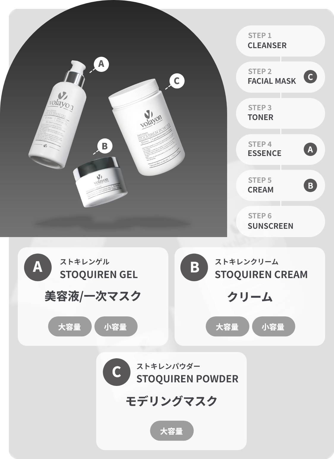 シリーズから探す,水分 ヒアロテン | volayon Japan日本正規代理店