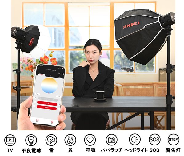 スマホで遠隔操作をしているイメージ画像。