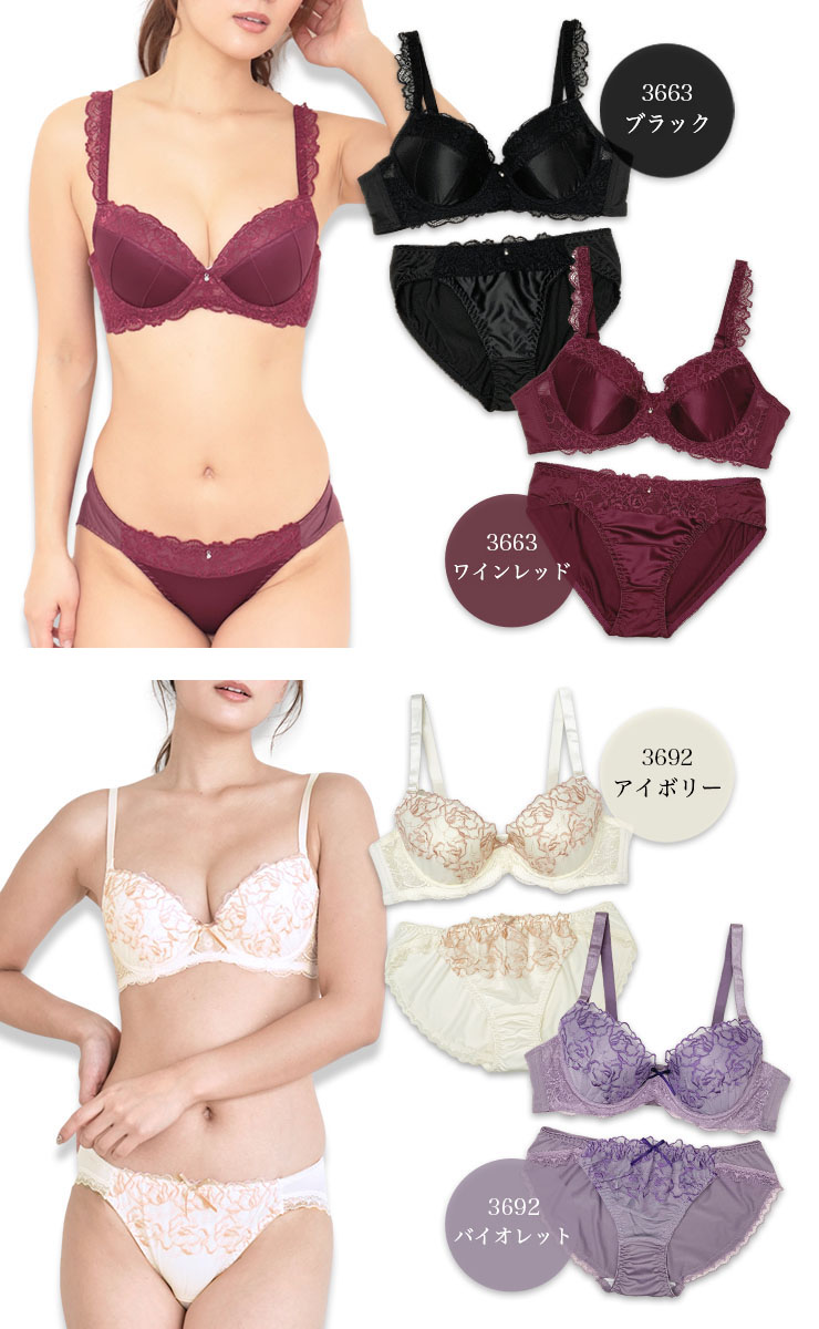 ブラジャーショーツセット （Eカップ アンダー80/85/90/95/100） (j3-e)
