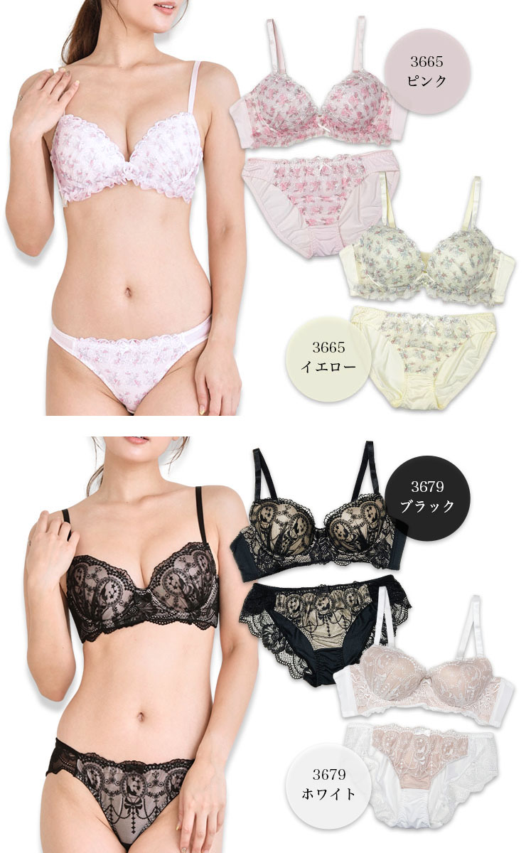 ブラジャーショーツセット（Dカップ・アンダー85/90/95/100） (j3a-d)