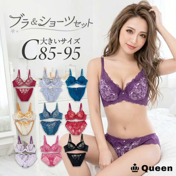ブラジャーショーツセット（Cカップ・アンダー85/90/95） (j3a-c)