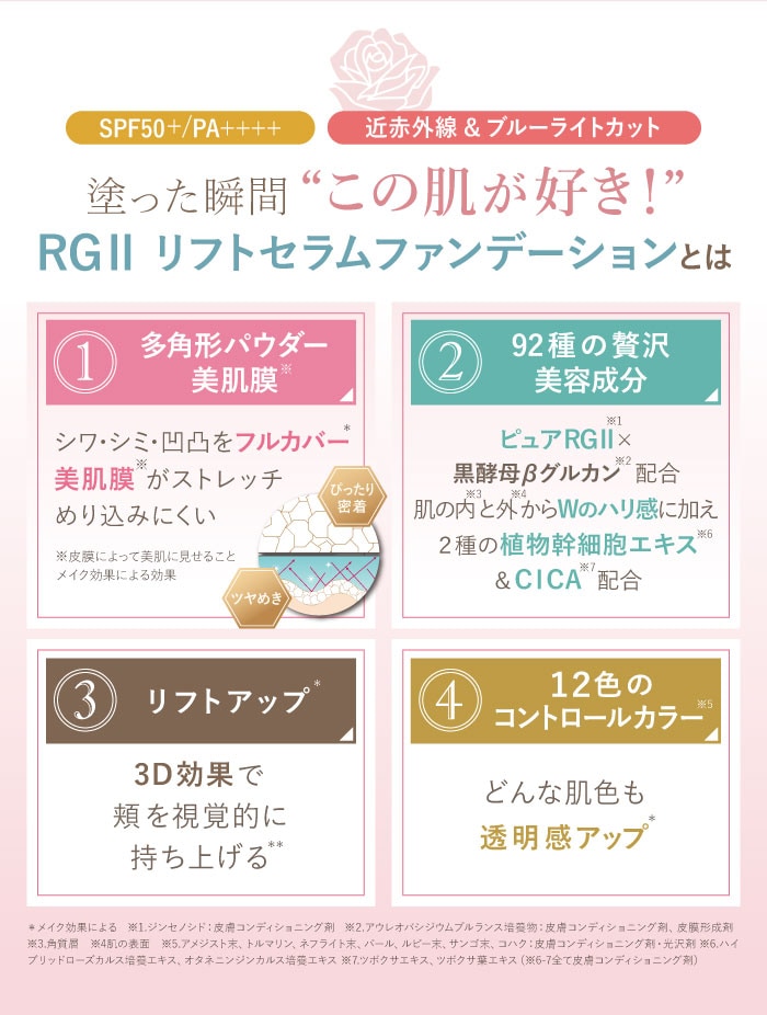 エスプリーナ RG2 ロング フィット＆ブライト リフトUP セラムファンデーション_18g＜レフィル付き＞ | すべての商品 |  ミズハラOnlineショップ