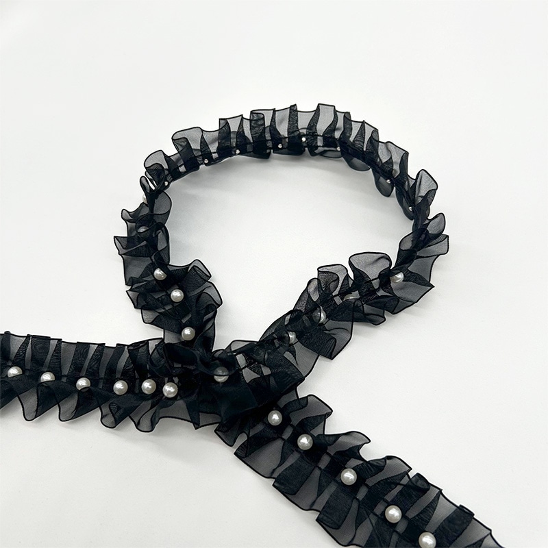 新作♡ヌビバッグ　フリルギャザー　ブラック　バイカラー　パール　底板マグネット付 楽天市場】＼先着順！24h限定 300円OFF クーポン配布／ 【mily