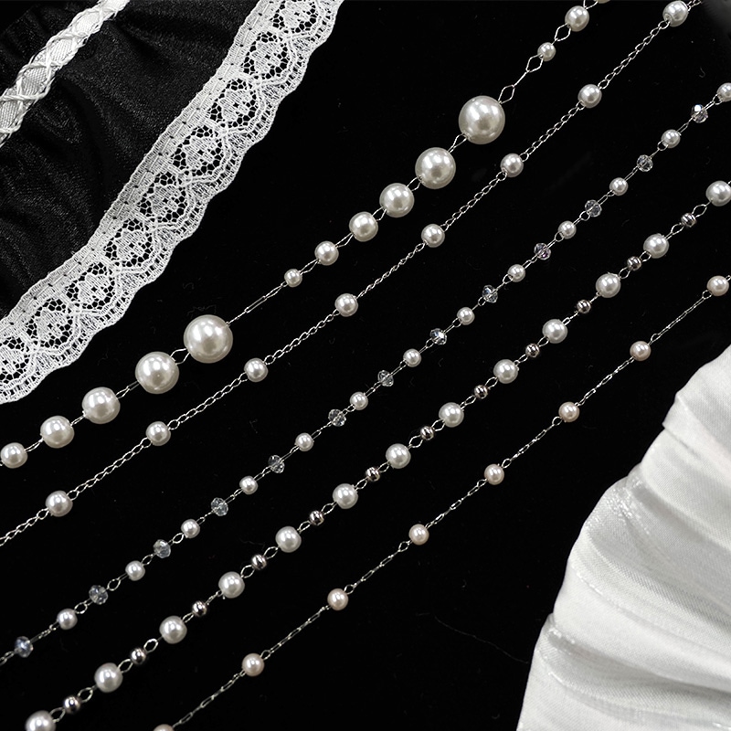 小春　シュウウエムラ　タサキ　パールチェーン3点セット バランス チャーム ギフト（パール） P-16966-CM-0172-18KSG