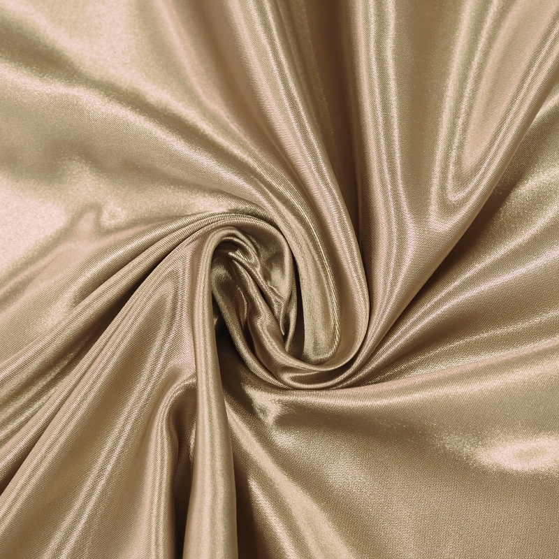 KRIZA 一点物 シルク100% サテン ジャケット ブラウン 光沢 上品 反売り】フジサテン(13色/全61色)≪1反単位販売≫｜日暮里の特殊・衣装