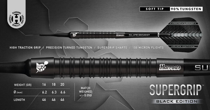 Harrows SUPERGRIP BLACK EDITION 90%