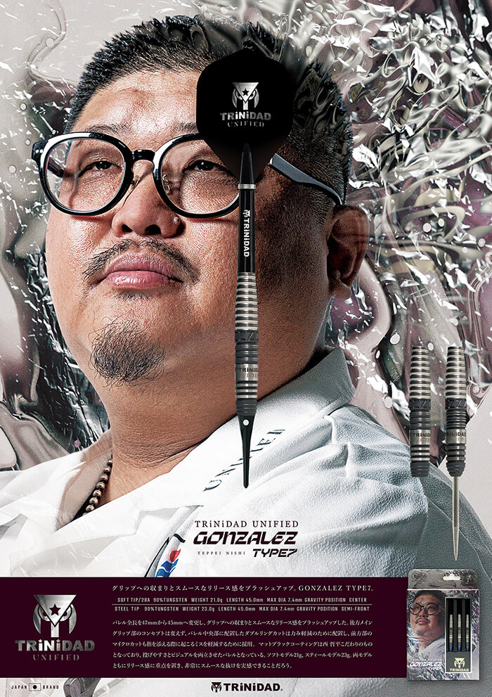 トリニダード 西哲平選手 ゴンザレス6 TRiNiDAD Gonzalez6 2BA21g