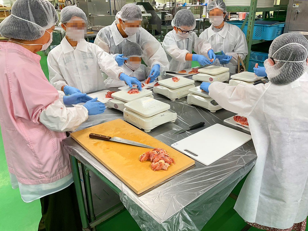ジョブキッズとやま2025 精肉加工の仕事