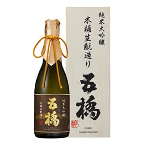 五橋 純米大吟醸 木桶生もと造り 720ml 木箱入（常温）
