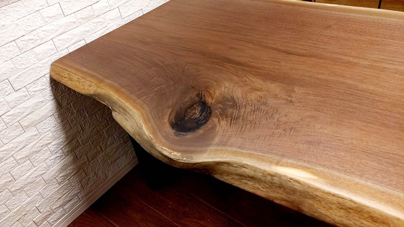１枚板テーブル木目節