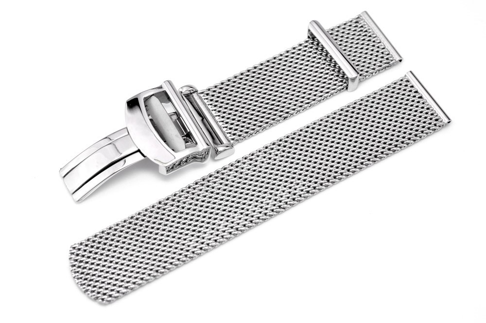 IWC 腕時計ベルトメッシュメタルベルト ステンレス 取付幅 20mm 22mm