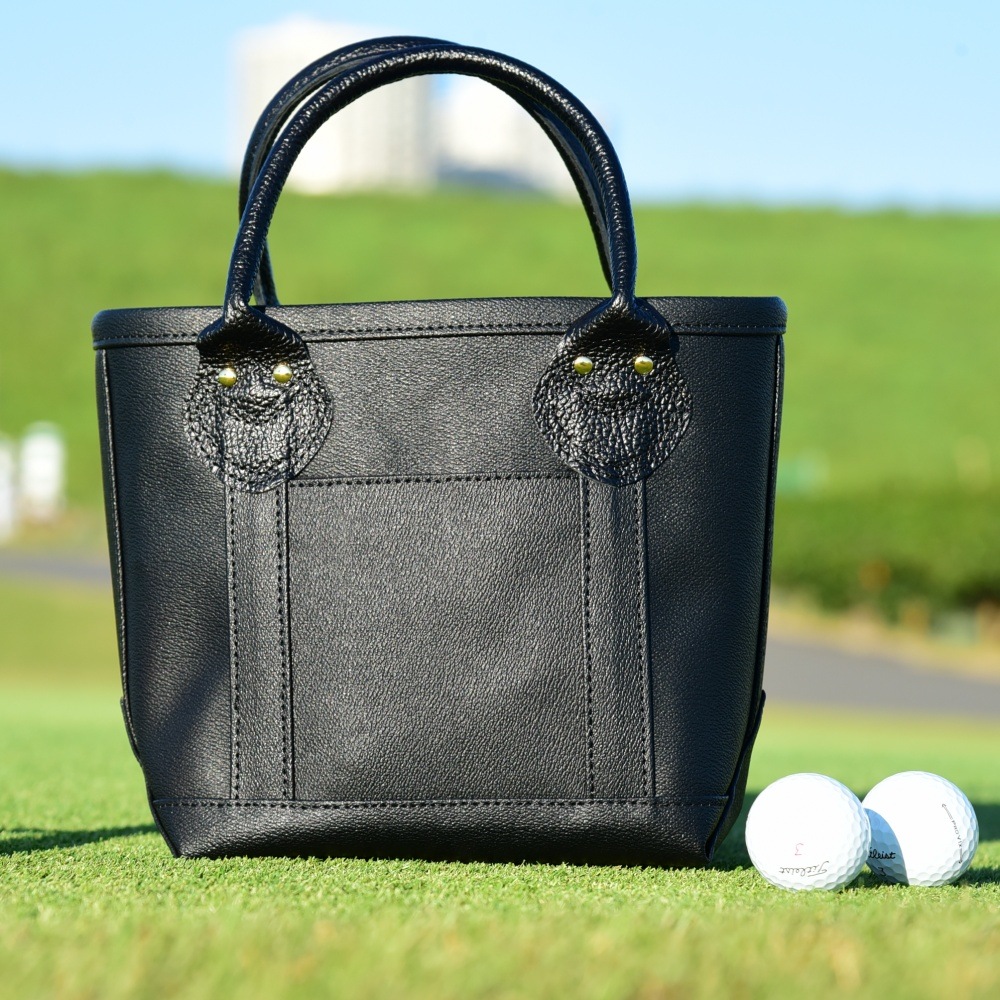 ラウンドバッグ ゴルフ 黒 軽量 レディース メンズ バッグ 収納 ゴルフ用品