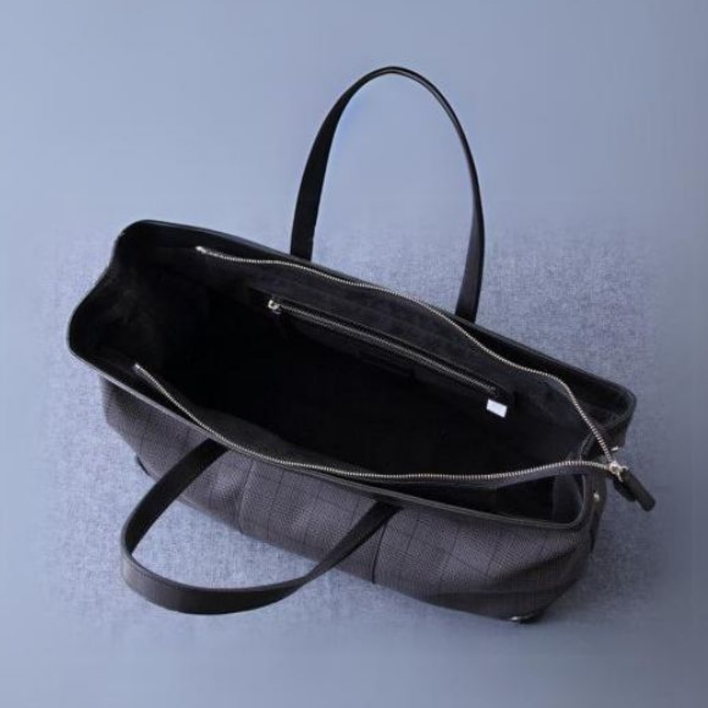 猪瀬 グレンチェックのトートバッグ