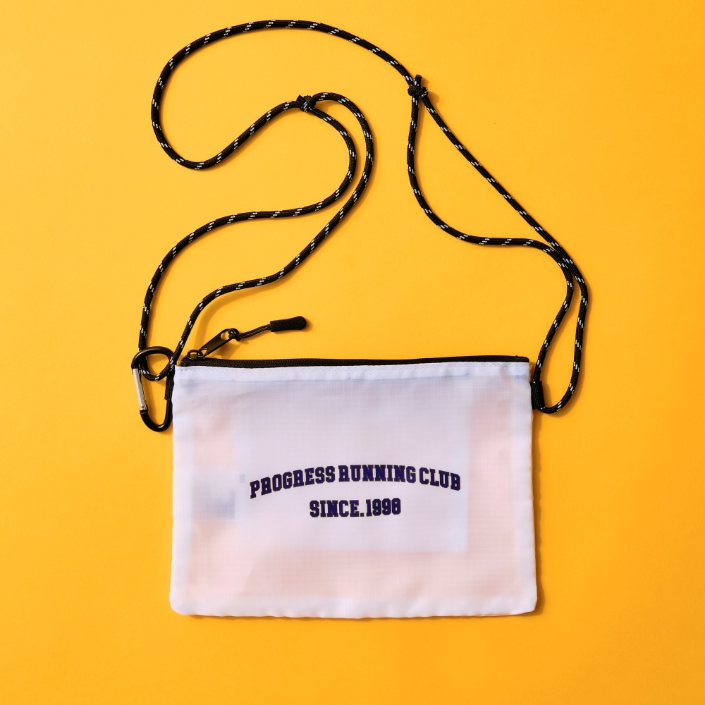 Progress Running Club カレッジロゴ入り ミニショルダー