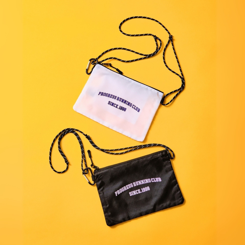 Progress Running Club カレッジロゴ入り ミニショルダー