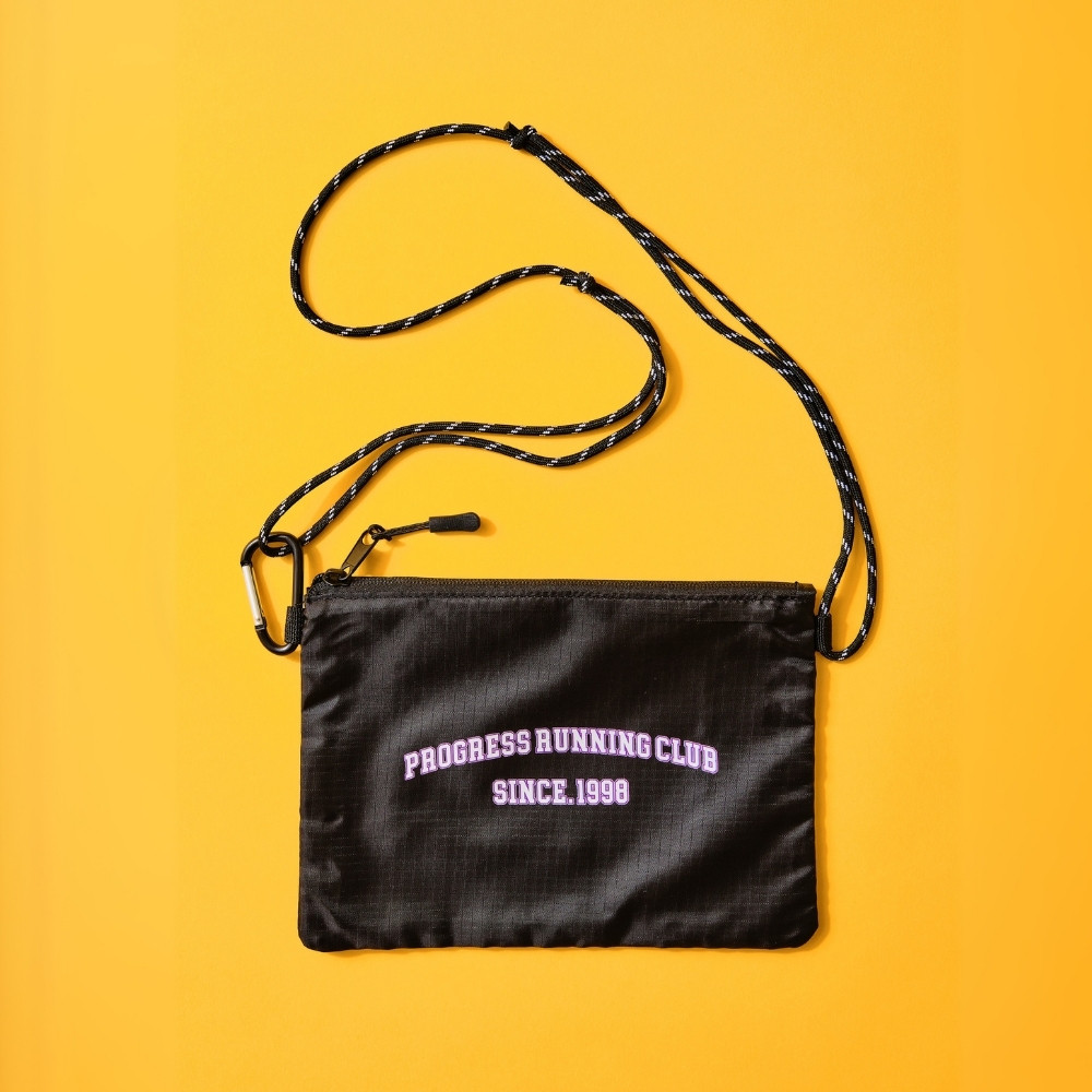 【Progress Running Club カレッジロゴ入り ミニショルダー