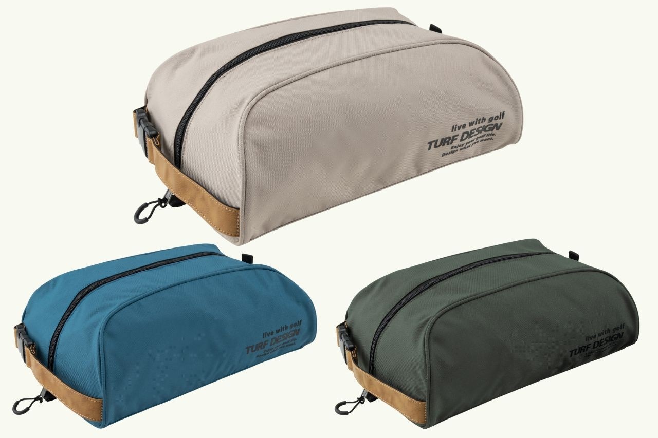 スタンドを使わず自立もするキャディバッグ