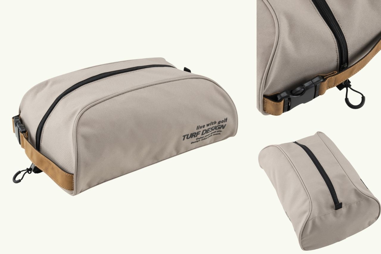 スタンドを使わず自立もするキャディバッグ