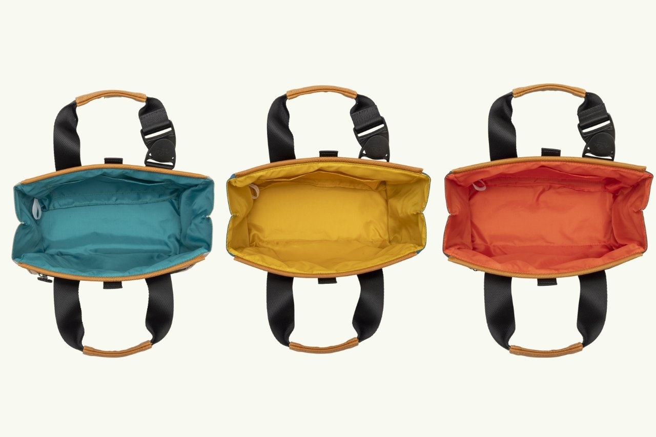 新品★ターフデザイン★TDMT-1870 ミニトートバッグ★ラウンドポーチ★2019★マグネット開閉★ネイビー/レッド : [ターフデザイン] ミニトートバッグ TDMT-1870 ネイビー