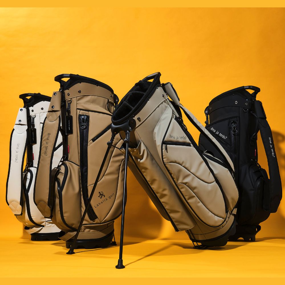 Lahella golf(ラヘラゴルフ) ilma ja teras? ～イルマヤテラス～　2025年限定生産ビッグジッパーキャディバッグ
