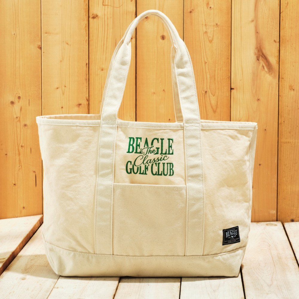BEAGLE GOLF CLUB＞トートバッグ The Classic 【グリーンの刺繍が
