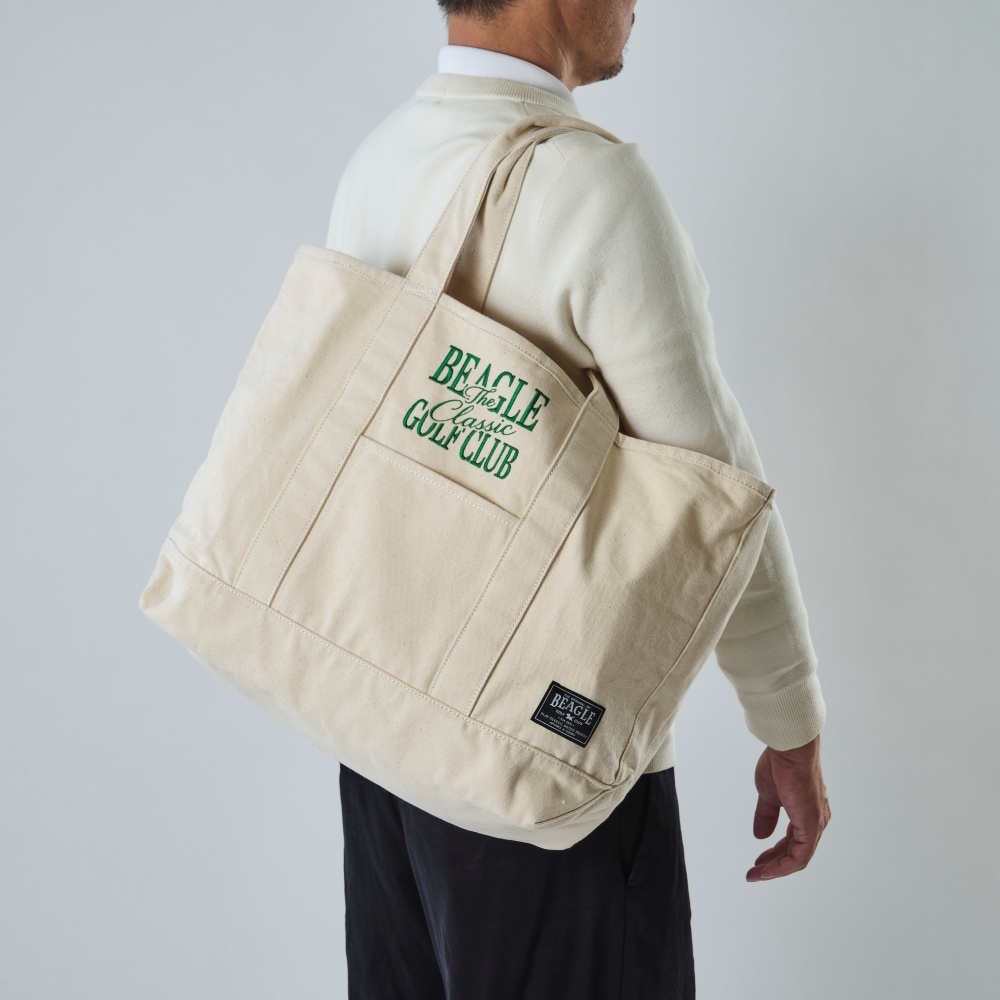 ゴーストゴルフギャング トートバ ッグ BEAGLE GOLF CLUB＞トートバッグ The Classic 【グリーンの刺繍が