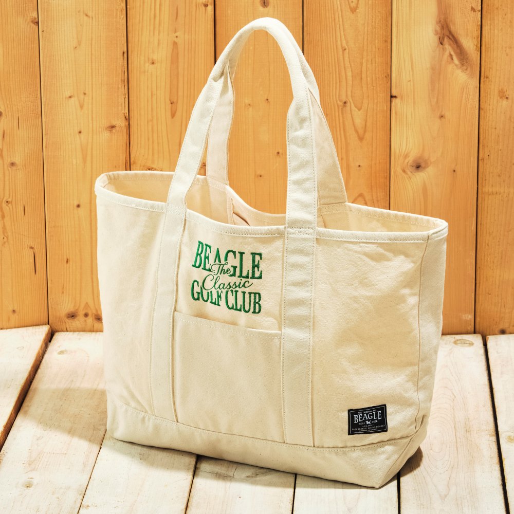 BEAGLE GOLF CLUB＞トートバッグ The Classic 【グリーンの刺繍が