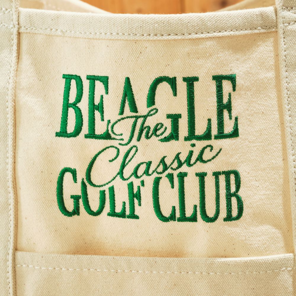 BEAGLE GOLF CLUB＞トートバッグ The Classic 【グリーンの刺繍が