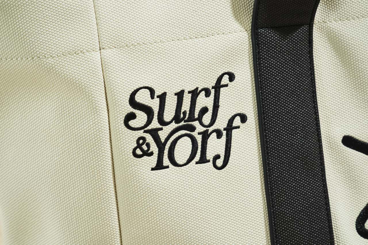 ＜YORF＞ロゴ刺繍ビッグトートバッグ