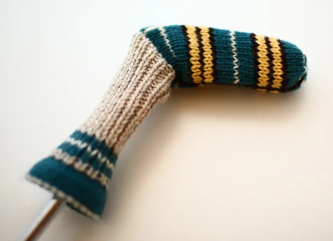 ハートニット 手編みのパターカバーパターカバー