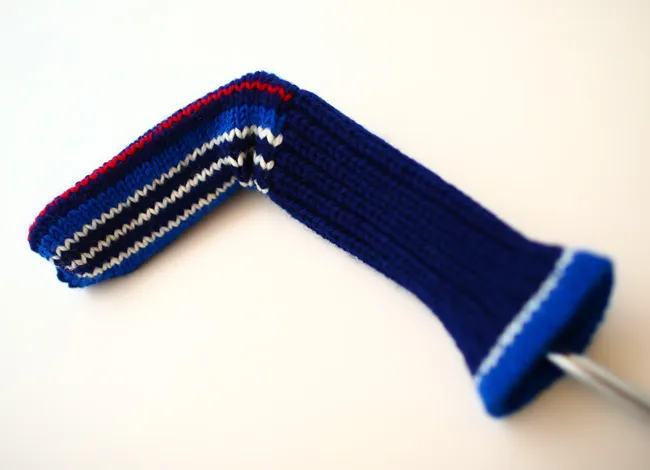 ハートニット 手編みのパターカバー