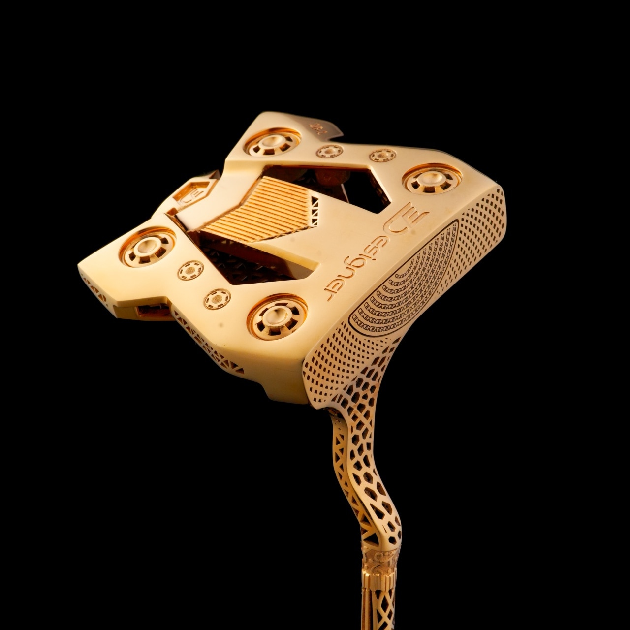 Designer 魂「24金」パター【真空3Dプリンターで作る、完全一体成形