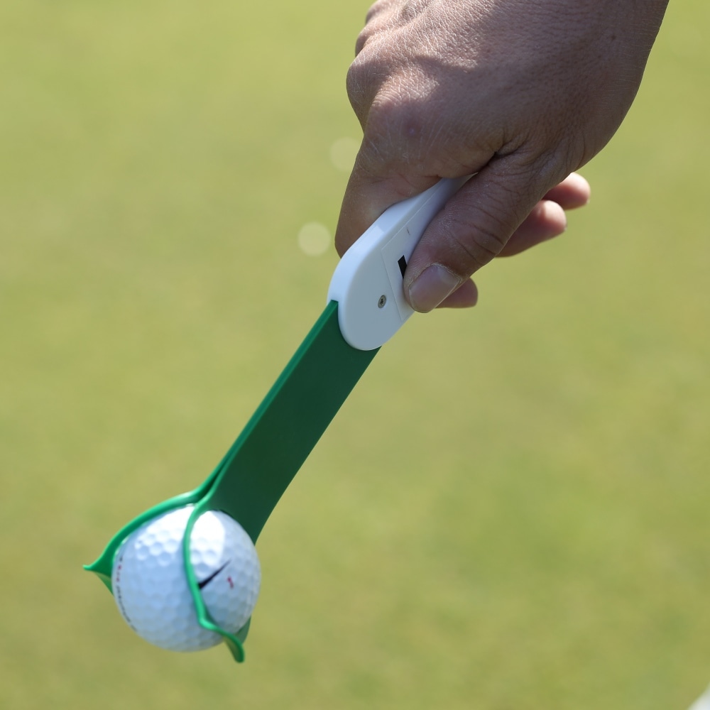 腰ラク 便利なゴルフボール拾い器 カップキーパー ゴルフダイジェスト公式通販サイト ゴルフポケット