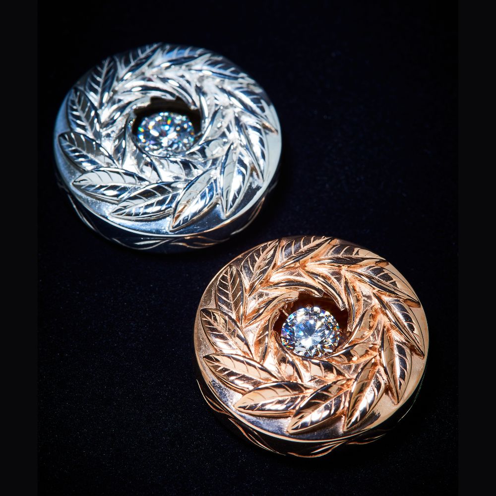 勝利の月桂樹モチーフ ダンシングストーンマーカー