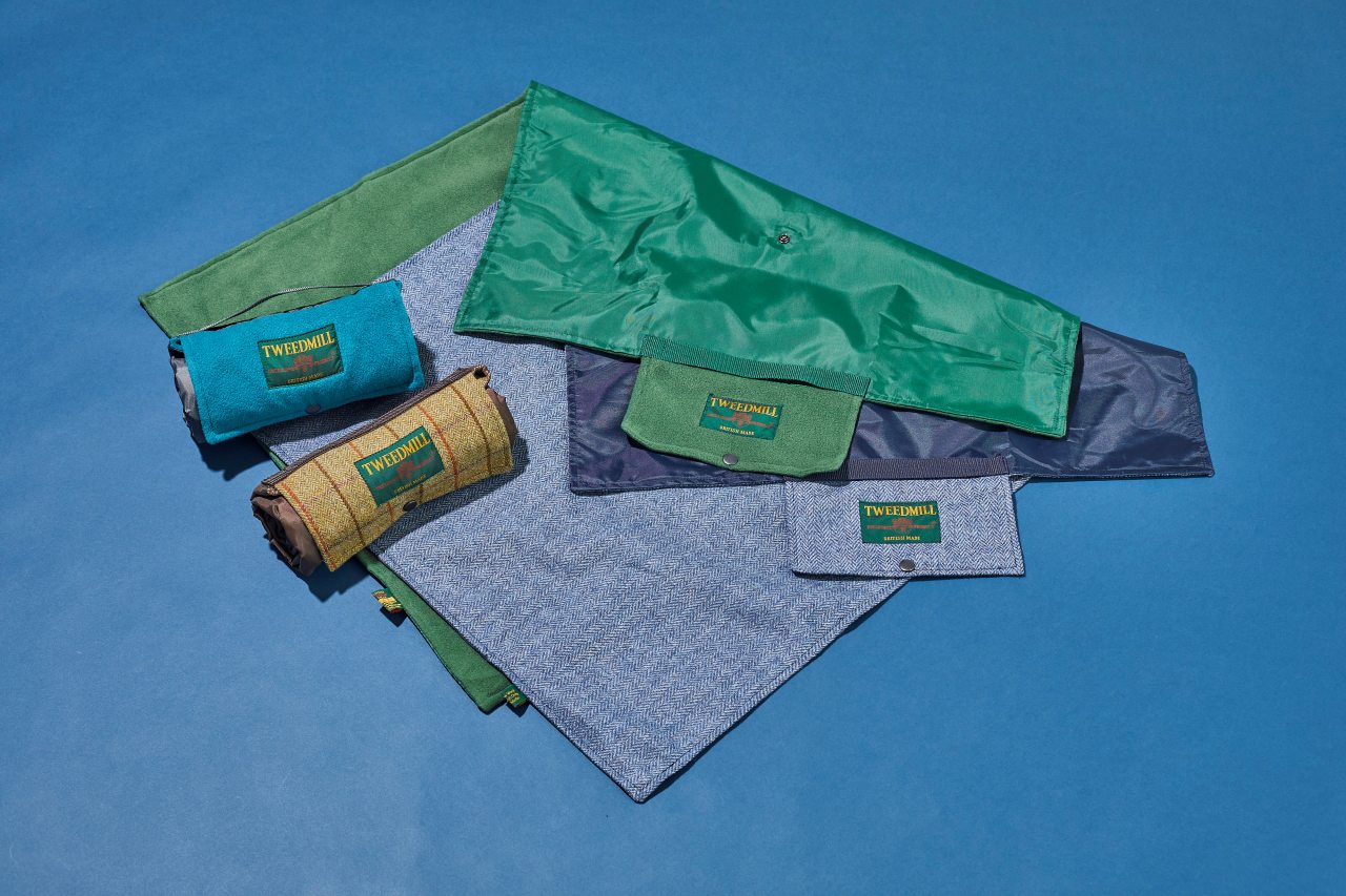 ツイードミル アウトドア フリースラグ＆ツイードラグ