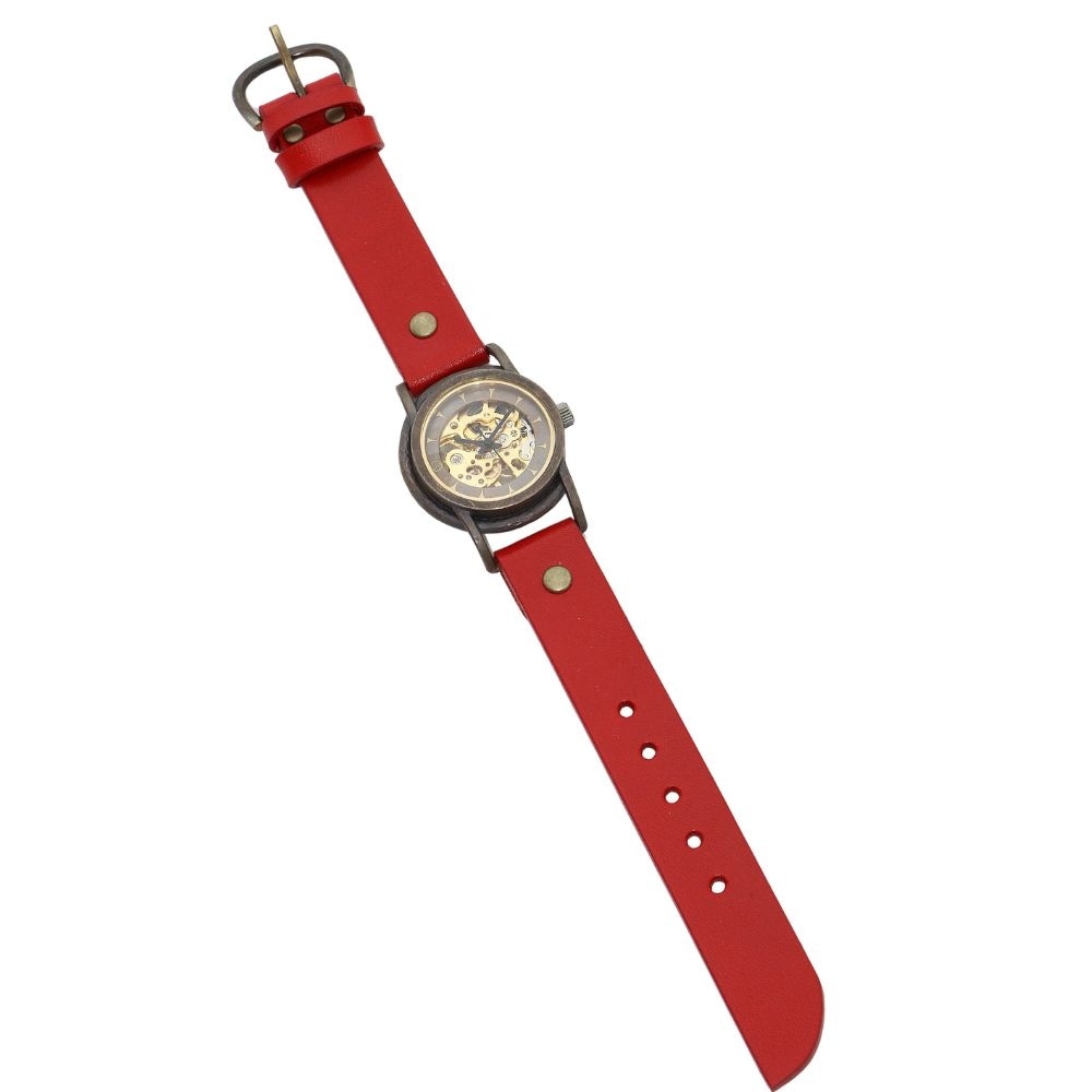 vie(ヴィー) ボールとティーがモチーフのハンドメイド手巻式腕時計