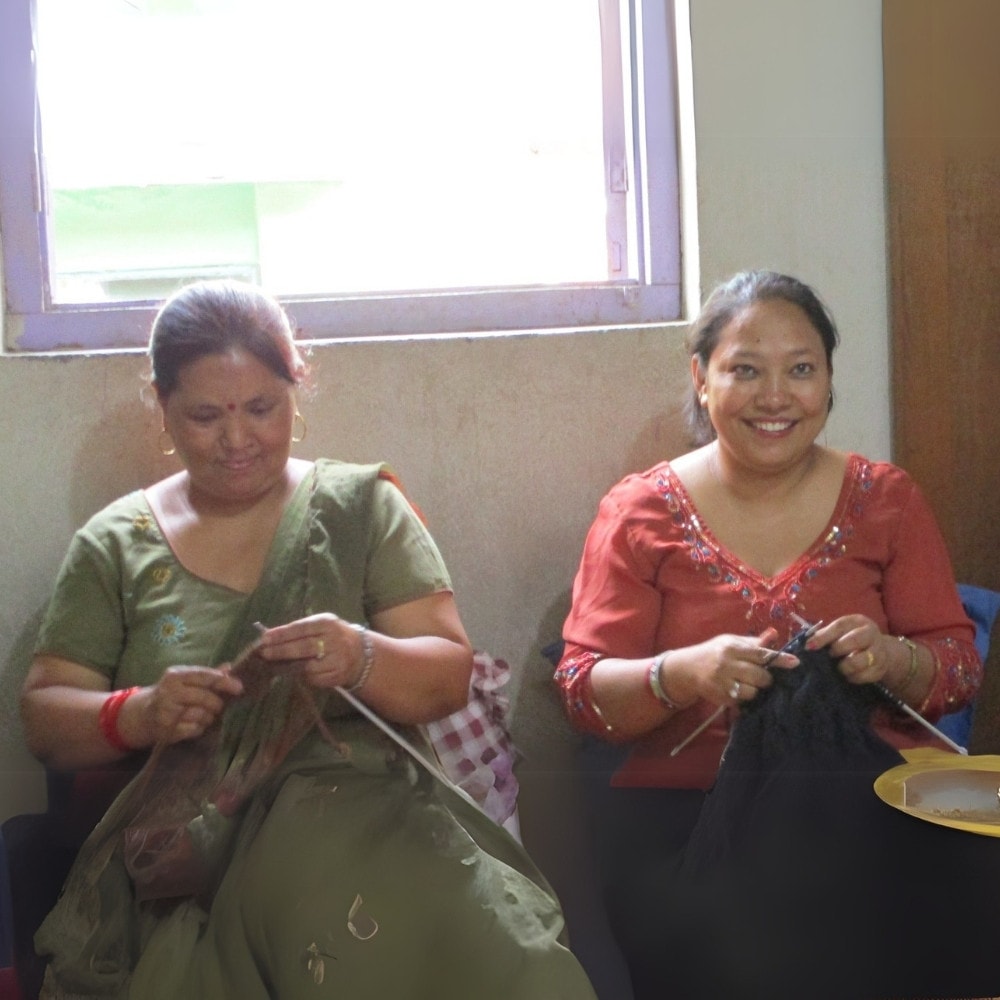 アミナコレクション　フライングイーグル 手編みのウールカウチンヘッドカバー