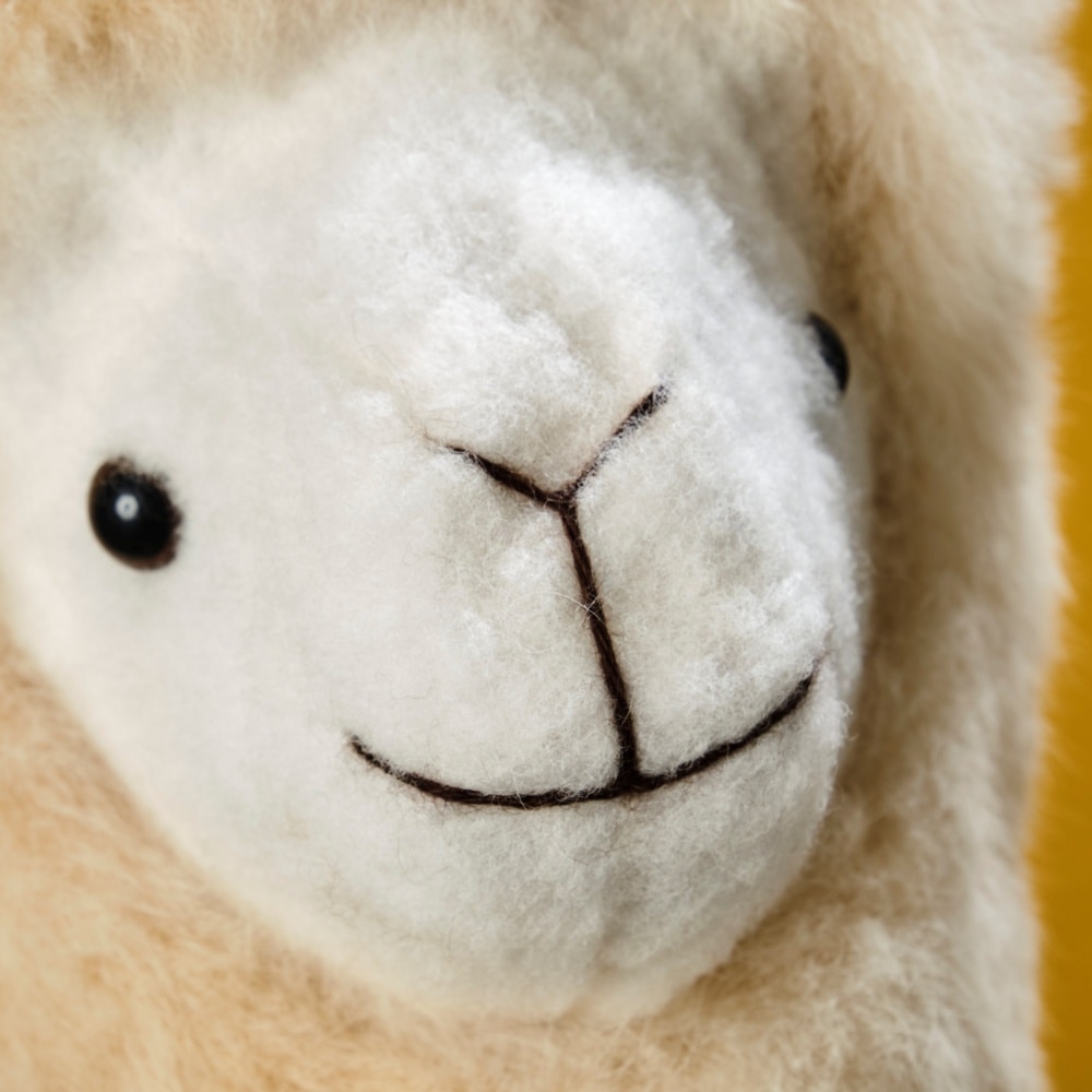 ベビーアルパカ ふわふわアルパカちゃんヘッドカバー