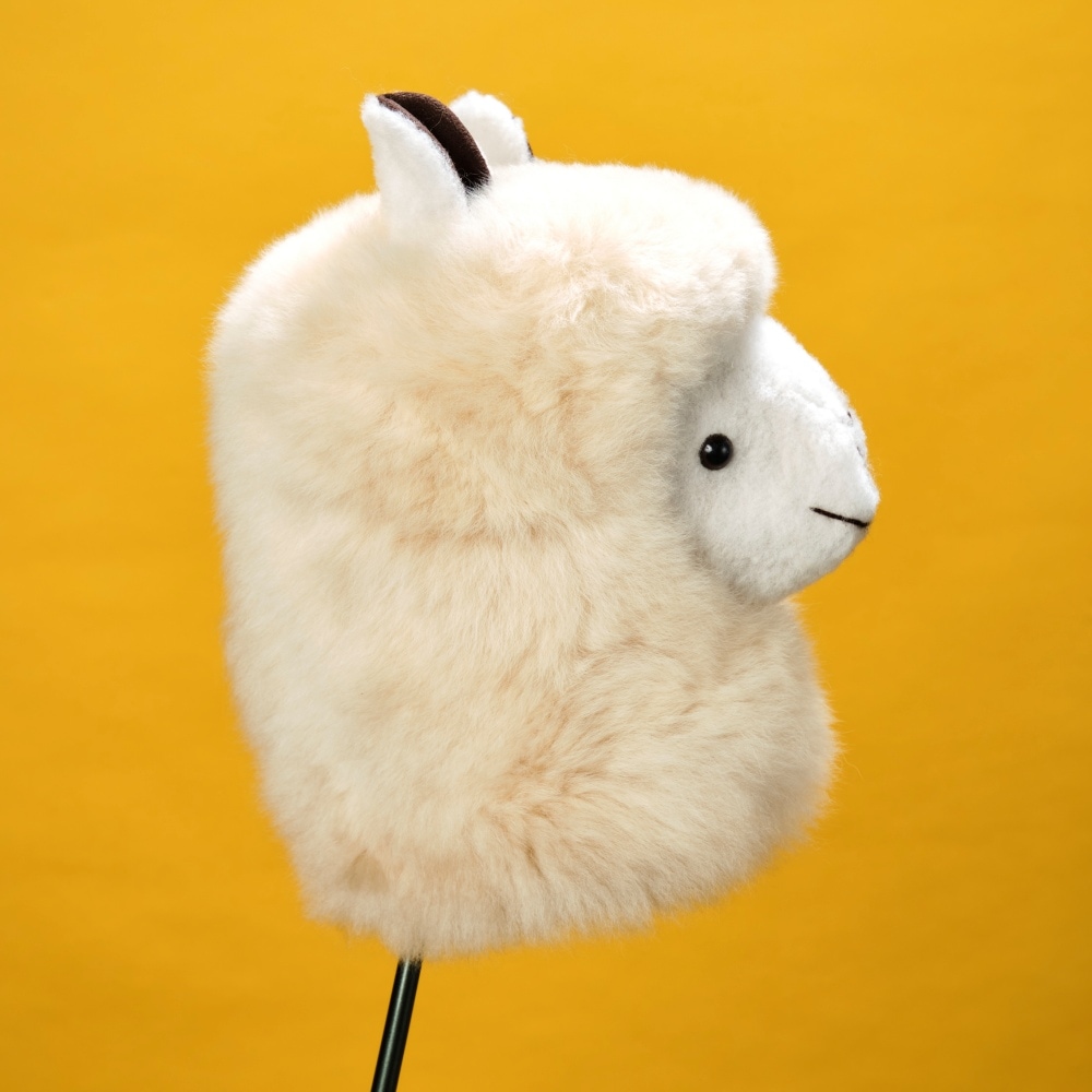 ベビーアルパカ ふわふわアルパカちゃんヘッドカバー