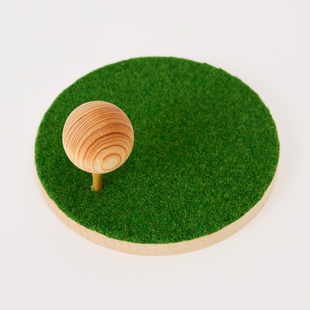 メモリアルゴルフクラブ【ゴルフ愛好家へ贈る、檜のゴルフクラブオブジェ】