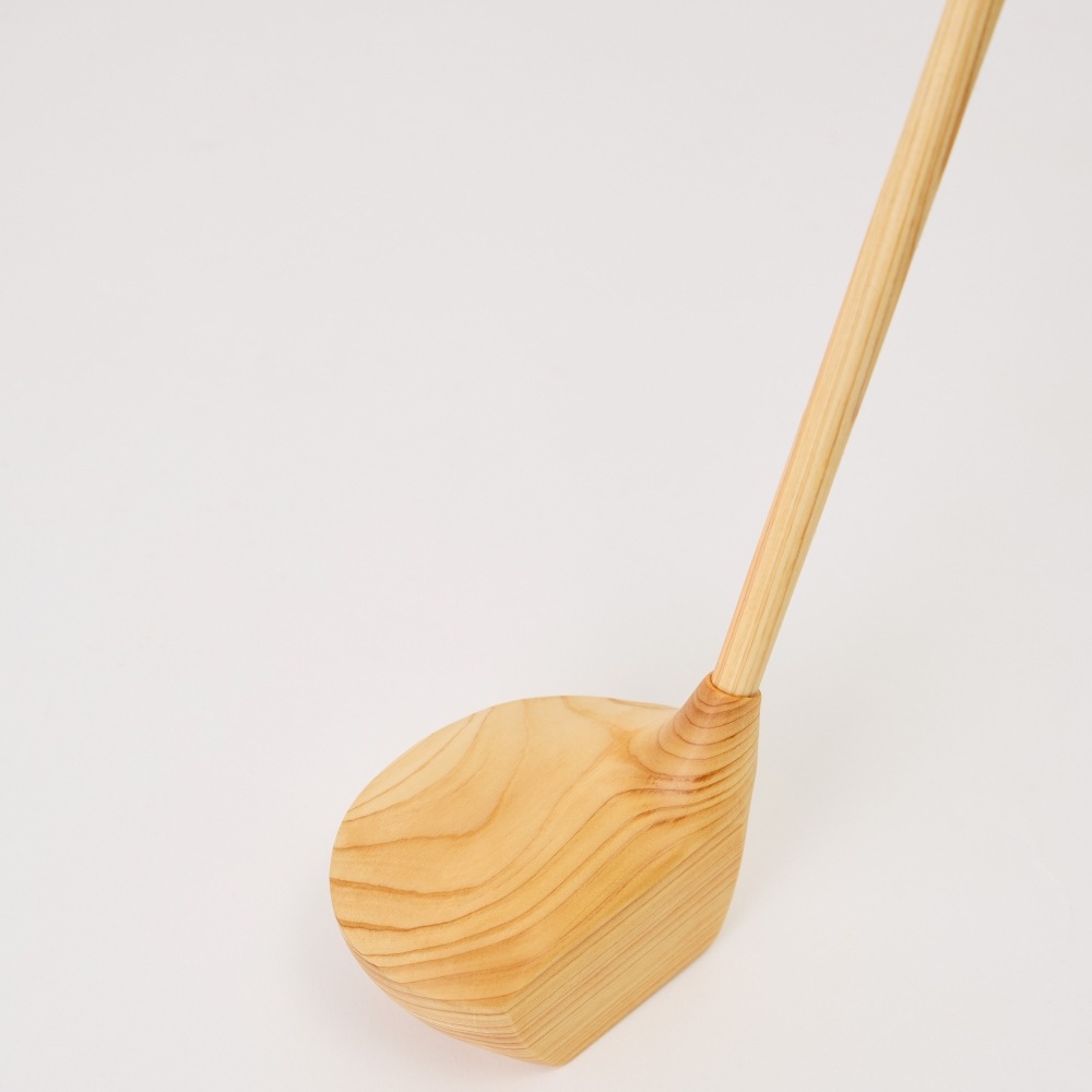 メモリアルゴルフクラブ【ゴルフ愛好家へ贈る、檜のゴルフクラブオブジェ】