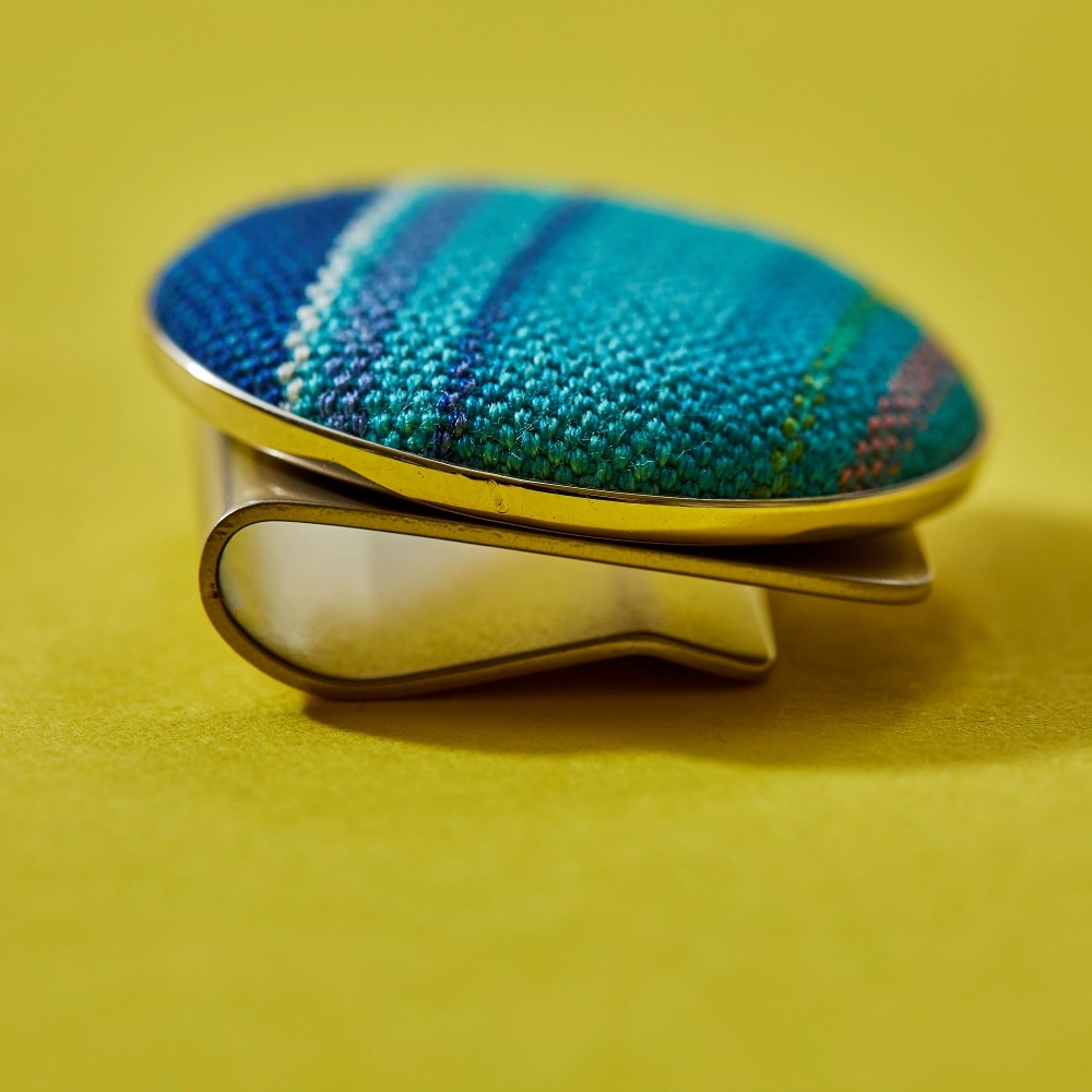 沖縄のミンサー織りクリップマーカー【世界に一つの伝統織物マーカー】