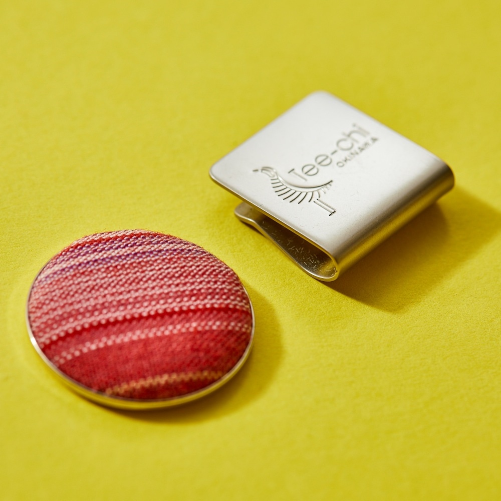 沖縄のミンサー織りクリップマーカー【世界に一つの伝統織物マーカー】