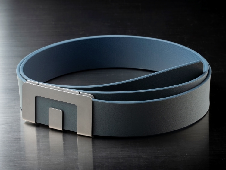 穴なしベルトの最終形態「MIN(ミン)ベルト」。高級感と使いやすさを  