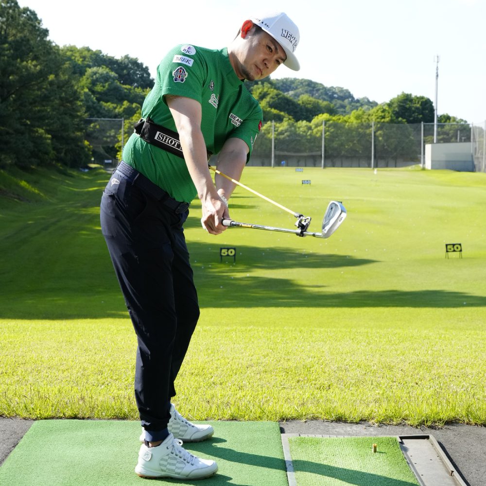 ショットメイク（SHOT MAKE）】諸藤将次プロ監修のゴルフ練習器具